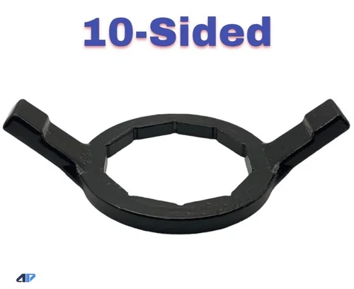 10-Sided Bullet / Diamond Knockoff Wrench with two striking wings