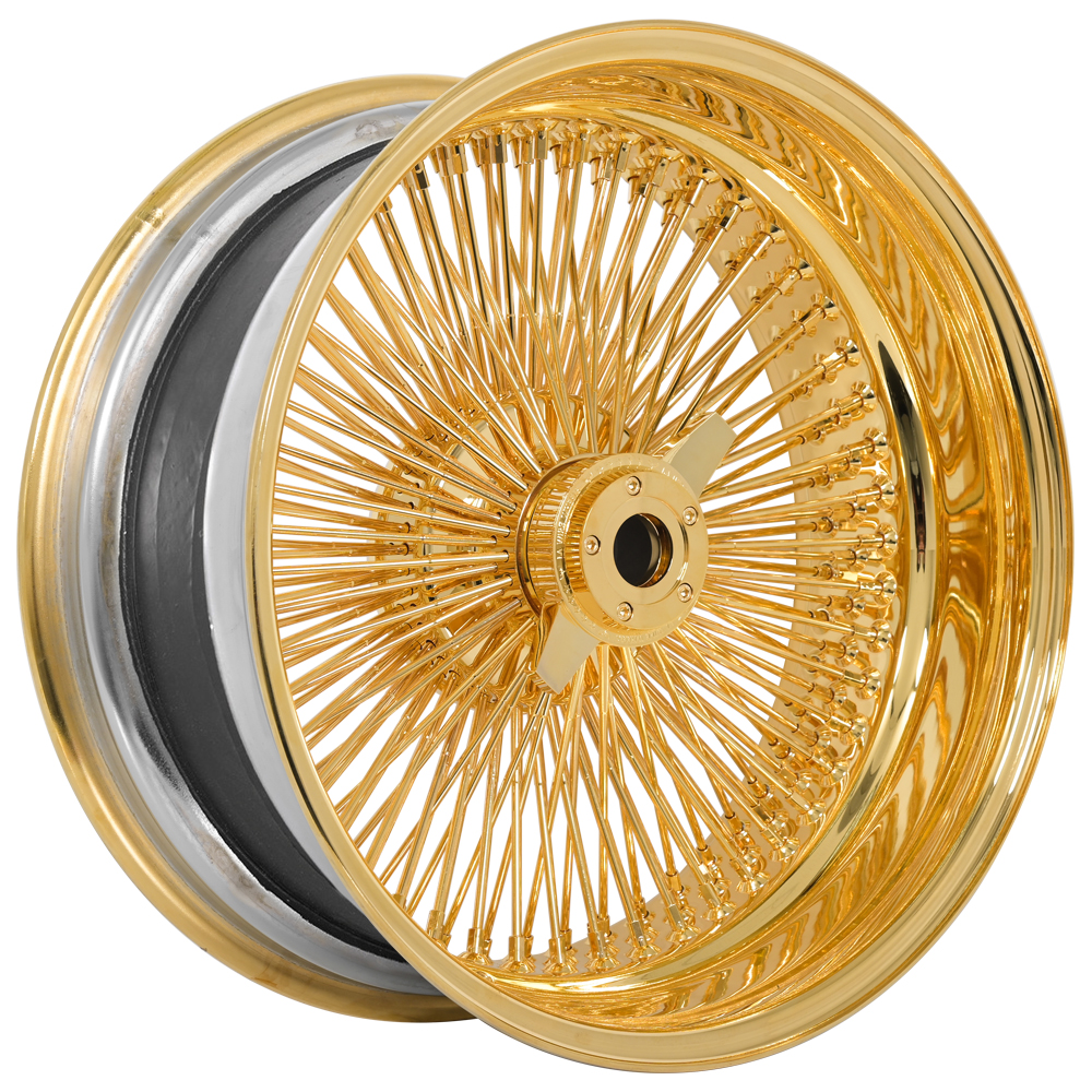 SWR American Gold Plating straight lace wire-wheel finish reference