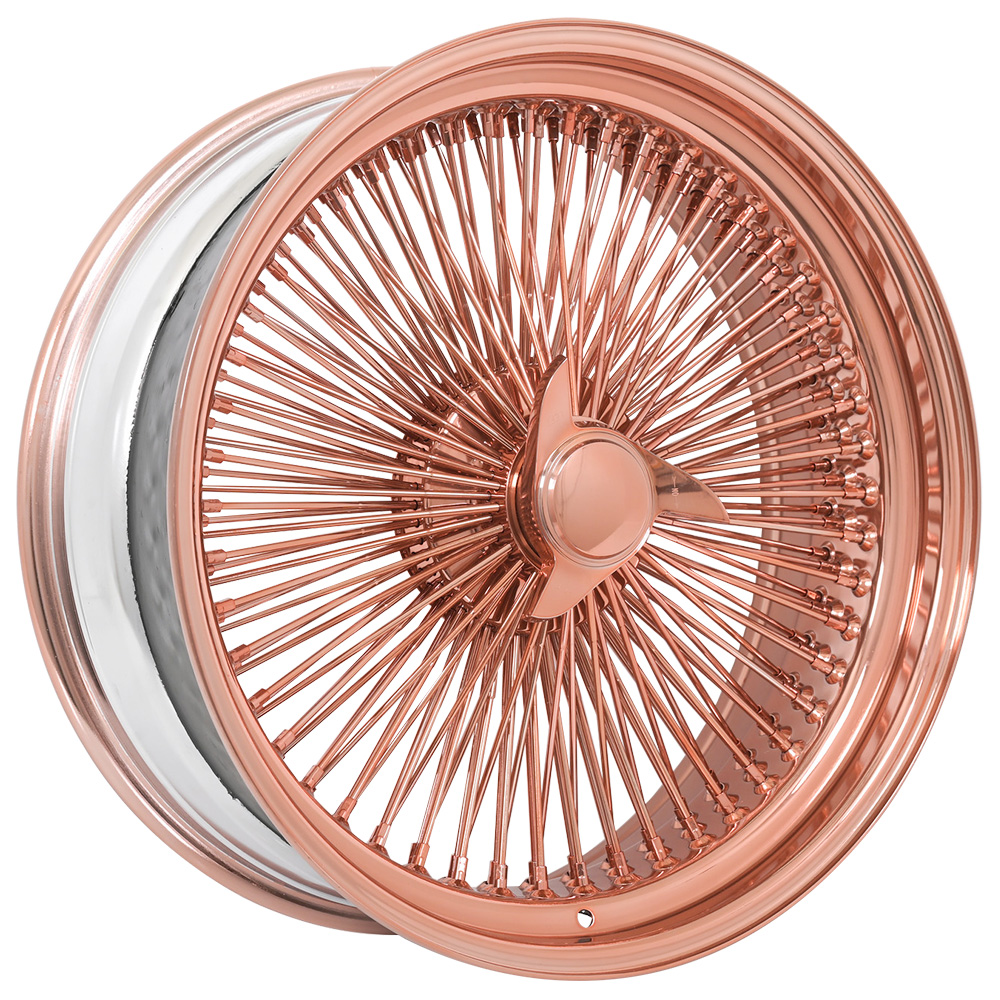 SWR Rose Gold straight lace wire-wheel finish reference